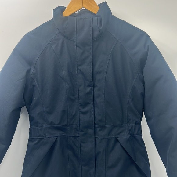 THE NORTH FACE ARCTIC DOWN PERKA JACKET WOMEN SIZE SMALL URBAN NAVY BLUE - Picture 2 of 14